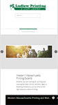 Mobile Screenshot of ludlowprinting.com